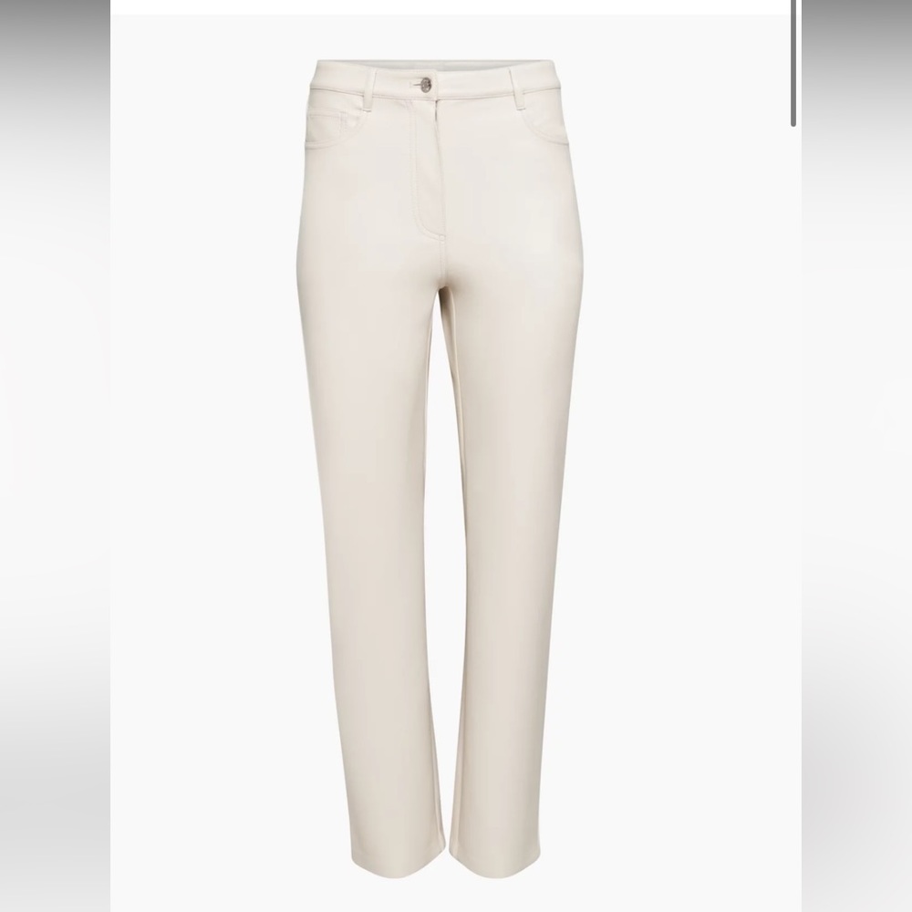 The Melina Pant Aritzia Size 6 in Matte Pearl